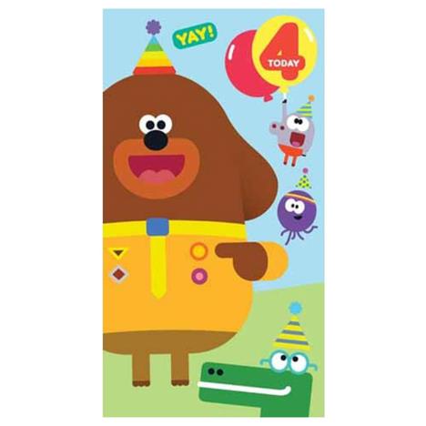 Hey Duggee 4 Today Birthday Card £2.45